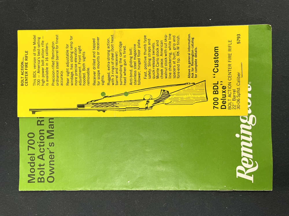 REMINGTON 700 BDL CUSTOM DELUXE 30-06 REDFIELD -img-16