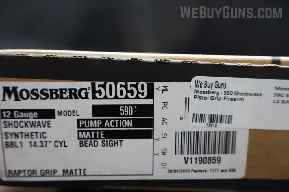 Mossberg 590 Shockwave Pistol Grip Firearm 12GA-img-23