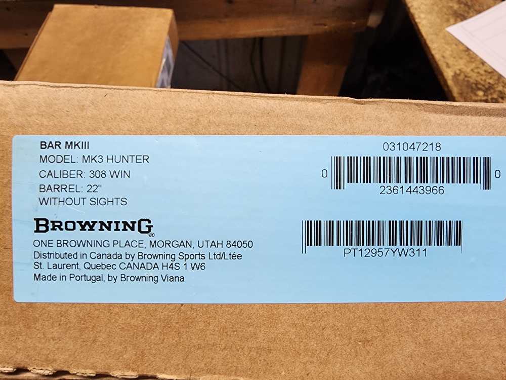 PICS! NEW! BROWNING BAR MKIII .308 WIN 22" WALNUT MK3 308 031047218 NIB-img-1