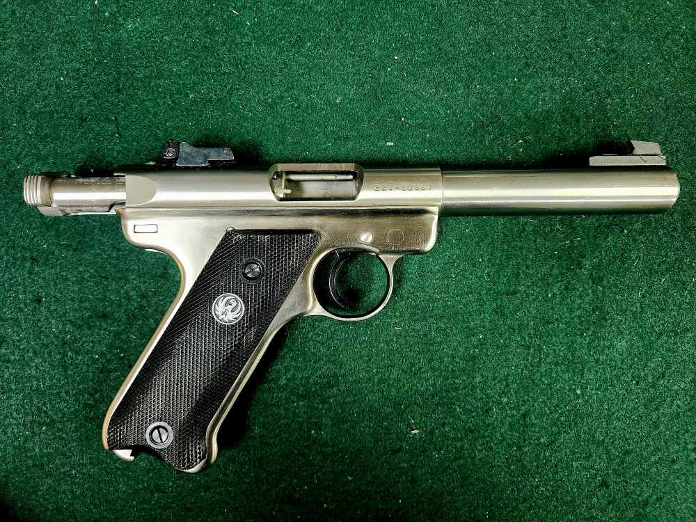 Ruger - Mark II Target - 22LR - Stainless Steel 5.5" Bull Barrel - In Box-img-3
