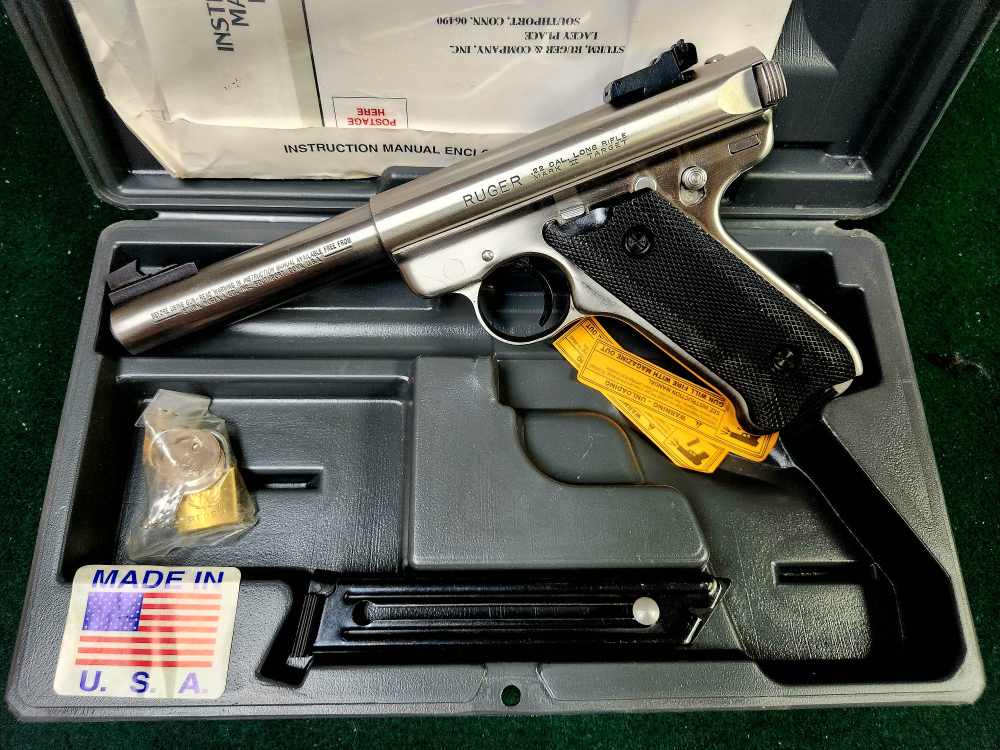 Ruger - Mark II Target - 22LR - Stainless Steel 5.5" Bull Barrel - In Box-img-0