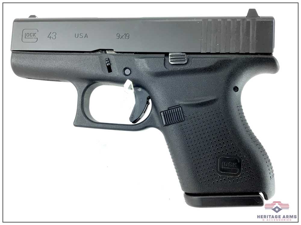 LNIB - Glock 43 Semi-Auto 9mm Luger Concealed Carry Handgun-img-3