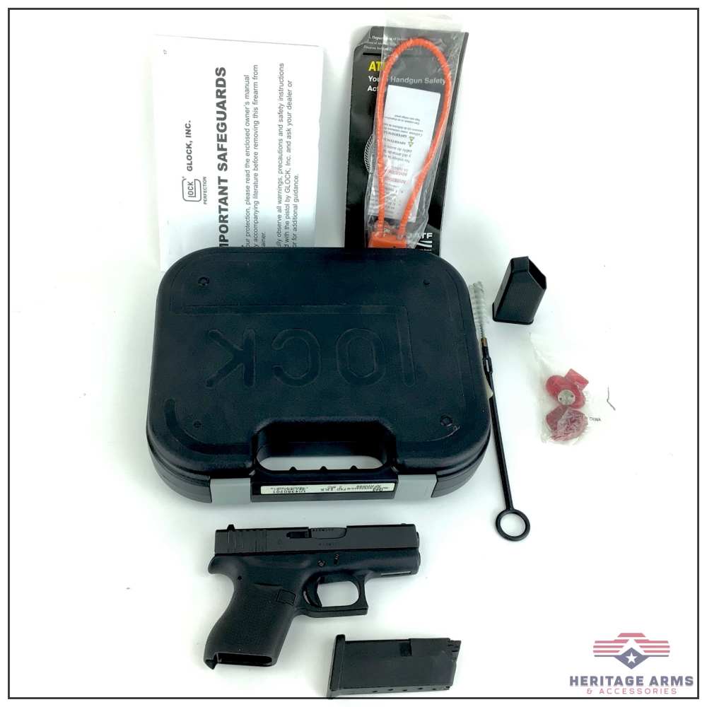 LNIB - Glock 43 Semi-Auto 9mm Luger Concealed Carry Handgun-img-1