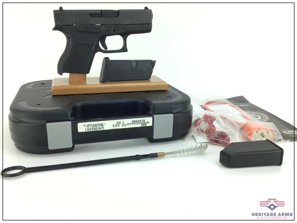 LNIB - Glock 43 Semi-Auto 9mm Luger Concealed Carry Handgun-img-0