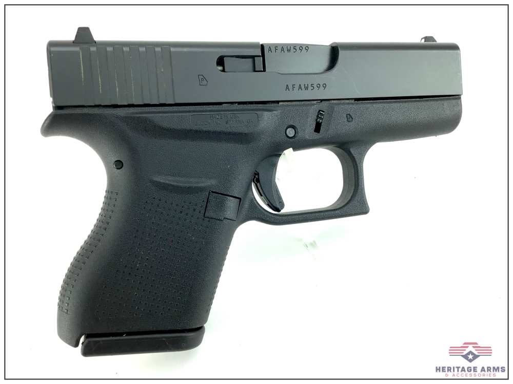 LNIB - Glock 43 Semi-Auto 9mm Luger Concealed Carry Handgun-img-2