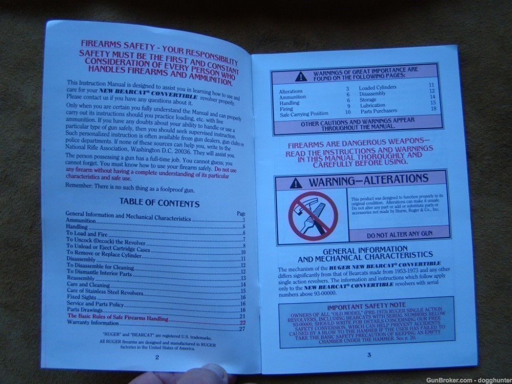 ruger new bearcat manual -img-2