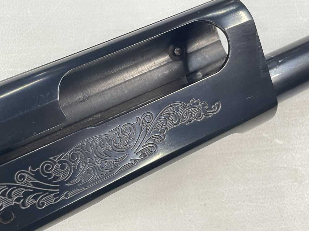 Remington 1100 Magnum 12 gauge semi auto shotgun receiver blued parts-img-2