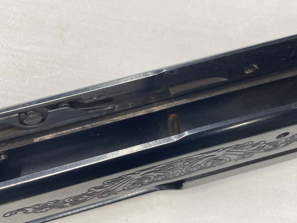 Remington 1100 Magnum 12 gauge semi auto shotgun receiver blued parts-img-9