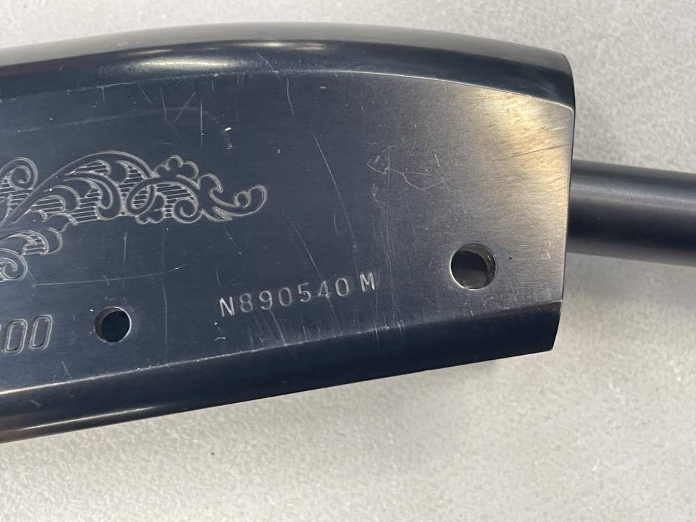 Remington 1100 Magnum 12 gauge semi auto shotgun receiver blued parts-img-4