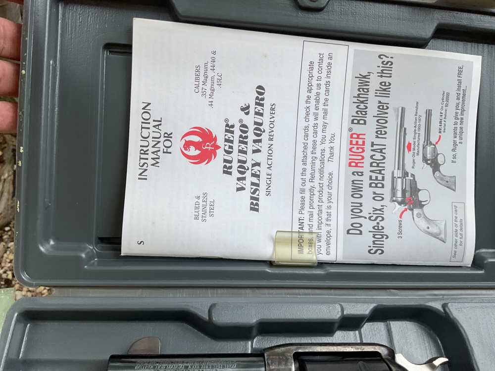 Ruger Vaquero Birdshead 45 LC Old Model-img-10