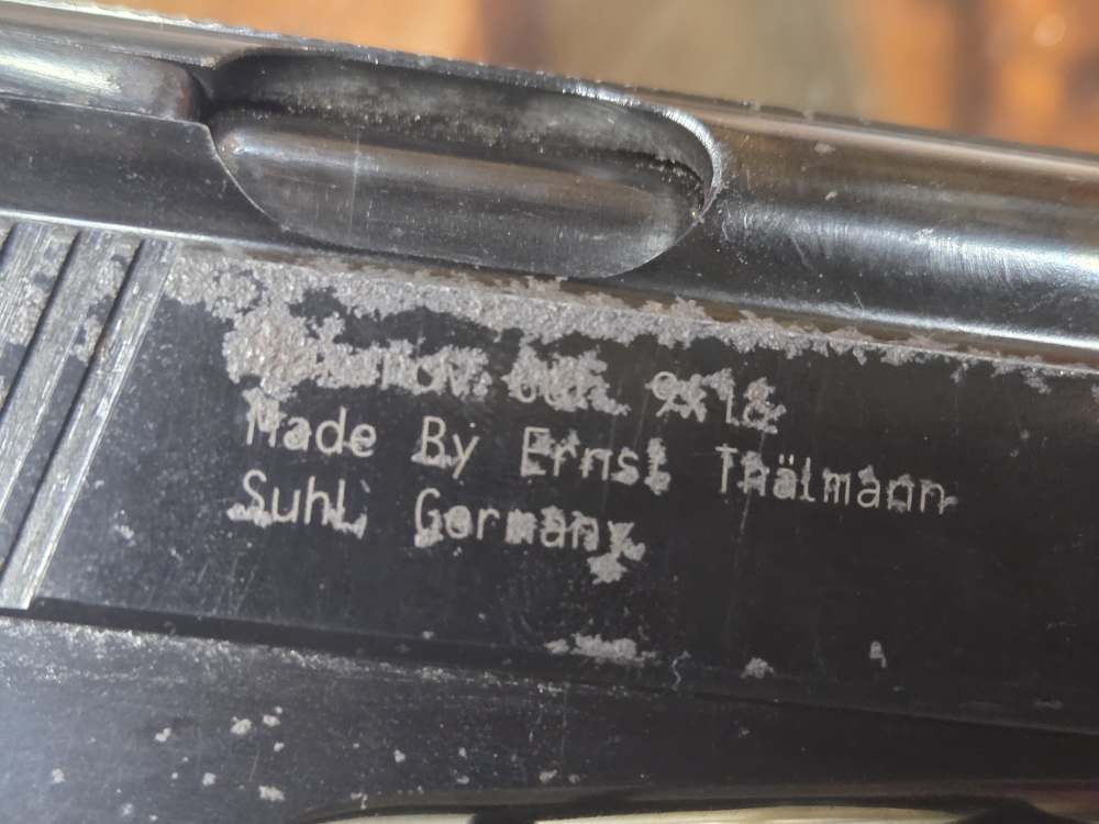 Ernst Thalmann Makarov 9x18 East German 1961 Prod. C&R Penny-img-27