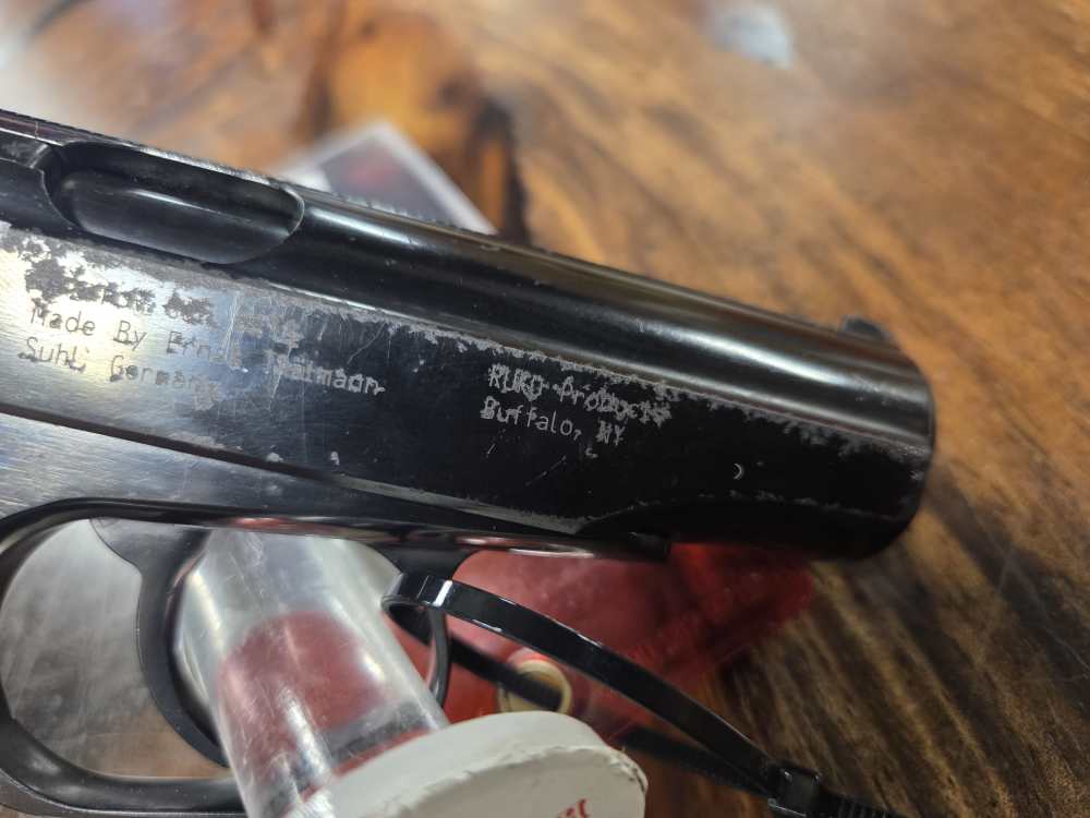 Ernst Thalmann Makarov 9x18 East German 1961 Prod. C&R Penny-img-6