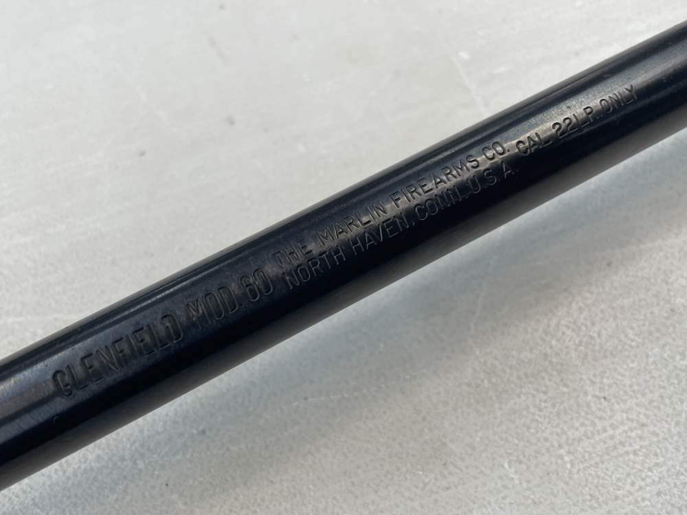Marlin Glenfield model 60 barreled receiver JM stamped .22 lr 22" parts-img-9