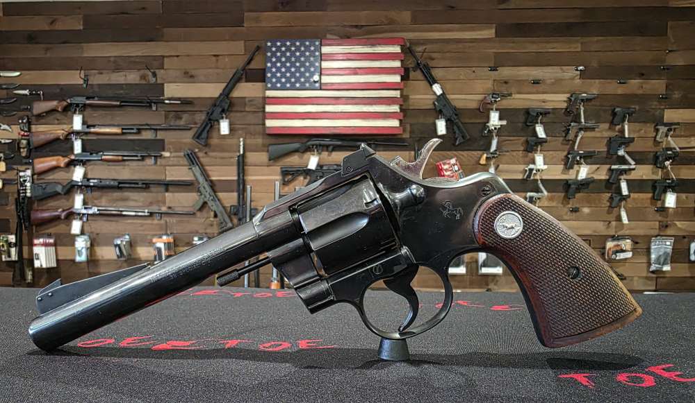 C&R Very Good Colt Officer's Model Special w/ Box mfg 1949, 6" 38spl 6 shot-img-0