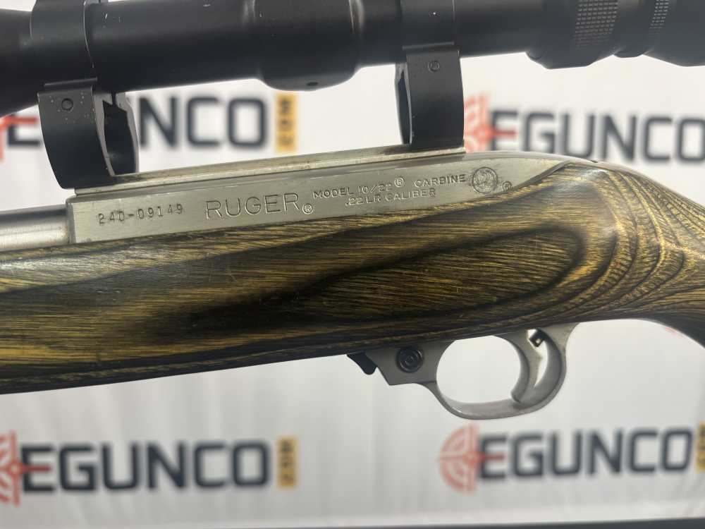 RUGER 10/22 CARBINE SS LAMINATE 22LR MFG 1994 USED-img-7