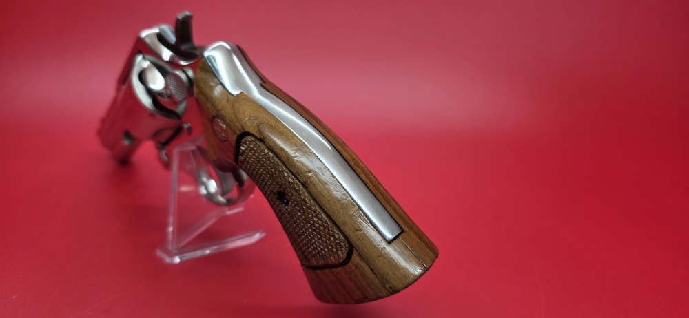Rare Nickel Plated Smith & Wesson Model 581 357 Magnum 6 Shot 4"-img-16