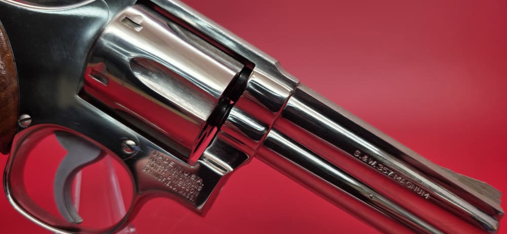 Rare Nickel Plated Smith & Wesson Model 581 357 Magnum 6 Shot 4"-img-12