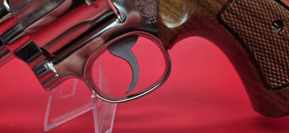 Rare Nickel Plated Smith & Wesson Model 581 357 Magnum 6 Shot 4"-img-4