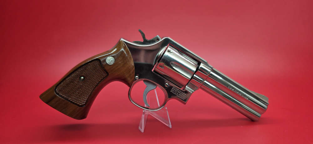 Rare Nickel Plated Smith & Wesson Model 581 357 Magnum 6 Shot 4"-img-9