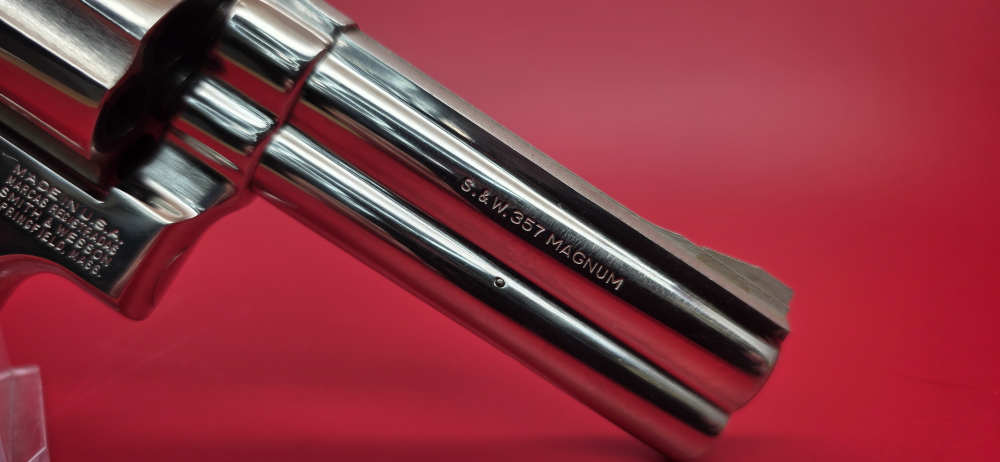 Rare Nickel Plated Smith & Wesson Model 581 357 Magnum 6 Shot 4"-img-14