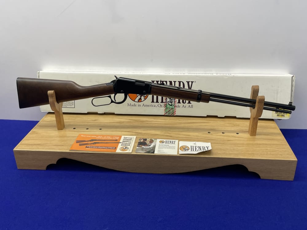 Henry Repeating Arms .22 WMR 20" Blued *AMERICAN MADE LEVER-ACTION RIFLE*-img-3