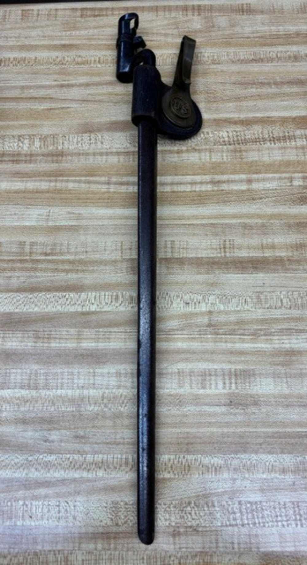 US Model 1887 Socket Bayonet W/Scabbard ,Frog & Rosette -img-0