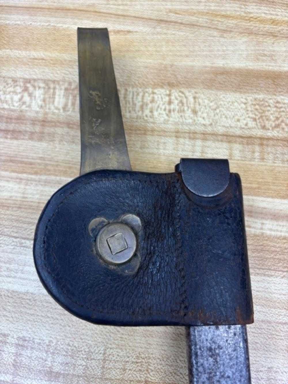US Model 1887 Socket Bayonet W/Scabbard ,Frog & Rosette -img-8