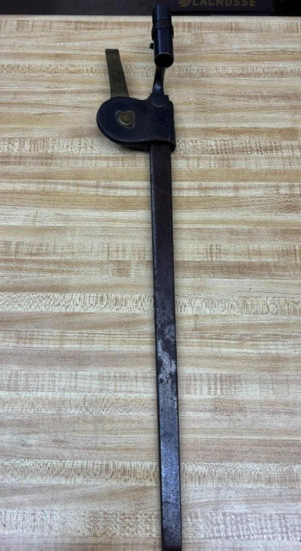 US Model 1887 Socket Bayonet W/Scabbard ,Frog & Rosette -img-1