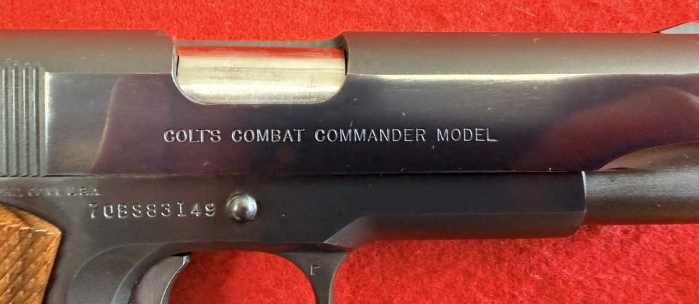 1979 Colt Combat Commander Model .45ACP -No Reserve--img-9