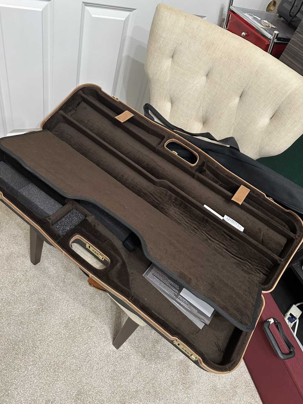 Negrini OU Deluxe 2 Barrel High Rib Combo Shotgun Case – 1646LX-2C/4765-img-5