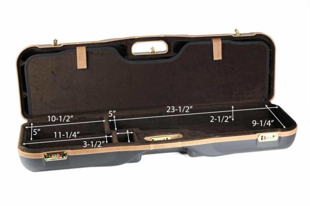 Negrini OU Deluxe 2 Barrel High Rib Combo Shotgun Case – 1646LX-2C/4765-img-1