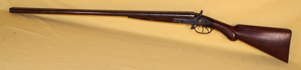 Rare & Early Parker Brothers Lifter Hammer Shotgun 12 Ga c. 1874-img-1