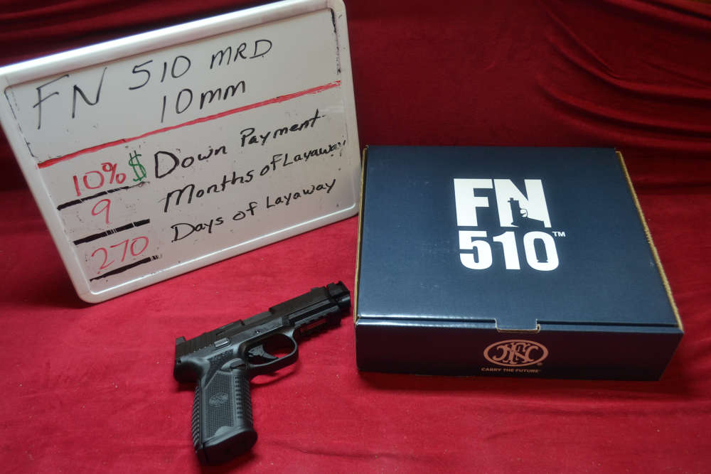 FN 510 MRD Comp 10mm 4.5"Compenstaed Barrel, Layaway Available.-img-0