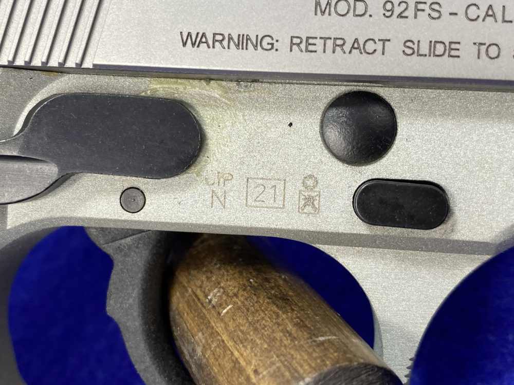 2021 Beretta 92FS Inox 9mm SS 4.9" *HEAD-TURNING ITALIAN MADE HANDGUN*-img-21