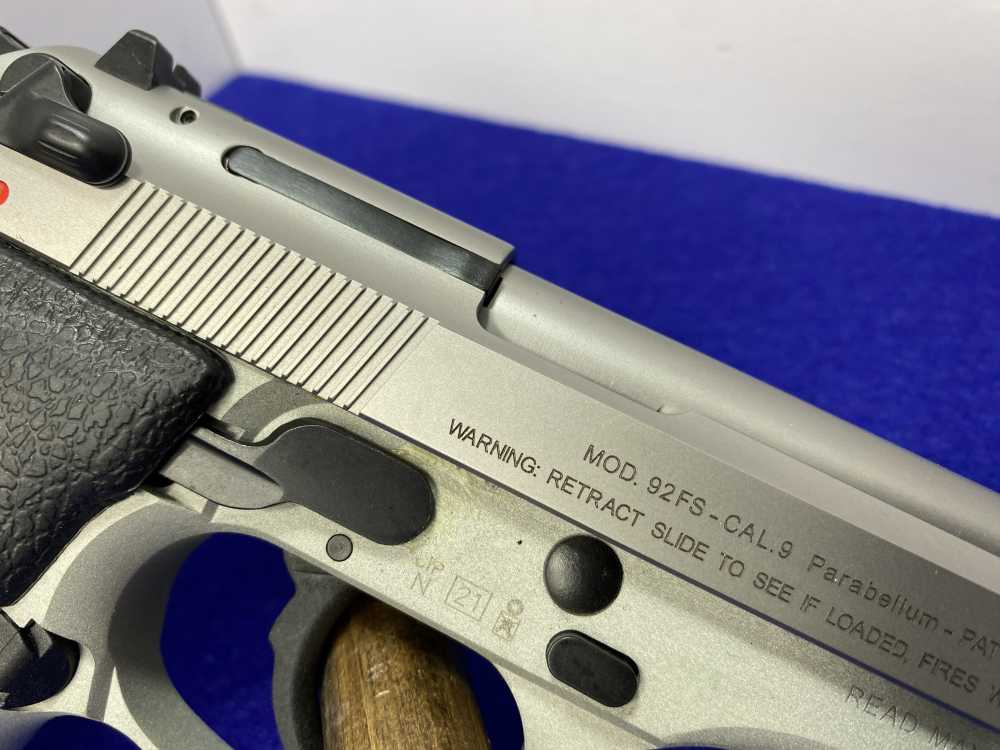 2021 Beretta 92FS Inox 9mm SS 4.9" *HEAD-TURNING ITALIAN MADE HANDGUN*-img-17