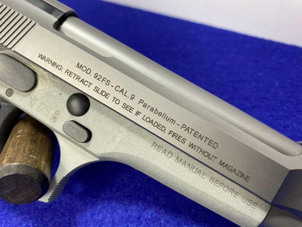 2021 Beretta 92FS Inox 9mm SS 4.9" *HEAD-TURNING ITALIAN MADE HANDGUN*-img-18