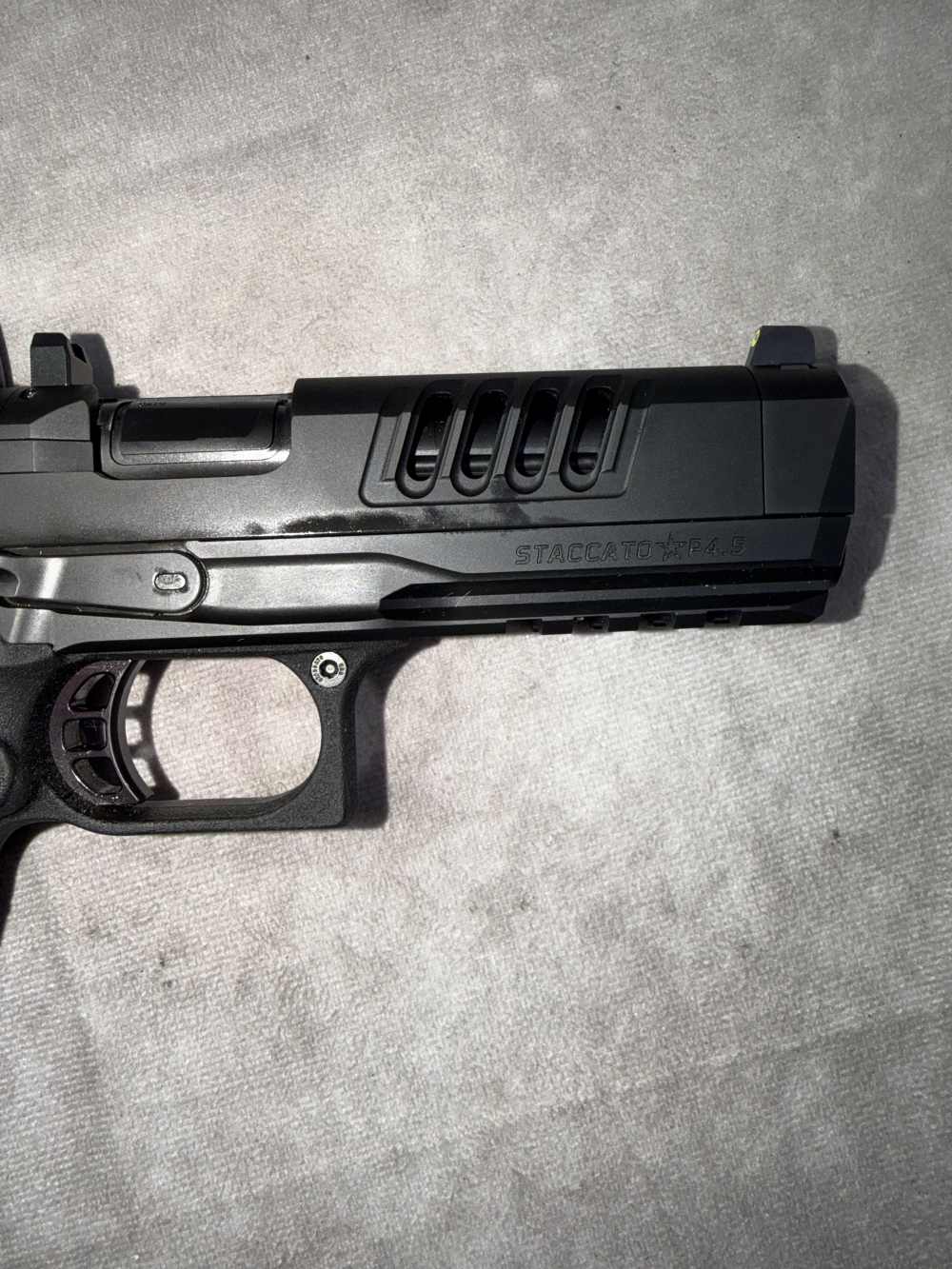 MINT! STACCATO P4.5 HD X-SERIES 9MM 2011 PISTOL RMR ORIG CASE 4 MAGS-img-6