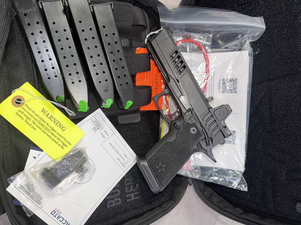 MINT! STACCATO P4.5 HD X-SERIES 9MM 2011 PISTOL RMR ORIG CASE 4 MAGS-img-21
