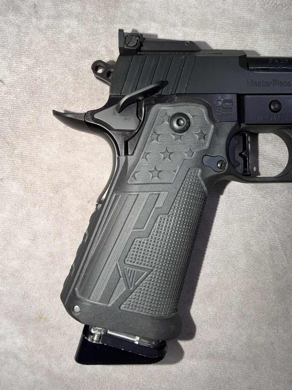 USED! MPA MASTERPIECE ARMS DS9 COMMANDER 9MM PISTOL MJD GRIP LEFT SAFETY-img-4