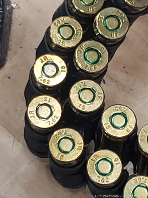 7.62x51mm (.308) Linked MILSPEC 200 rd cans military pack -img-4