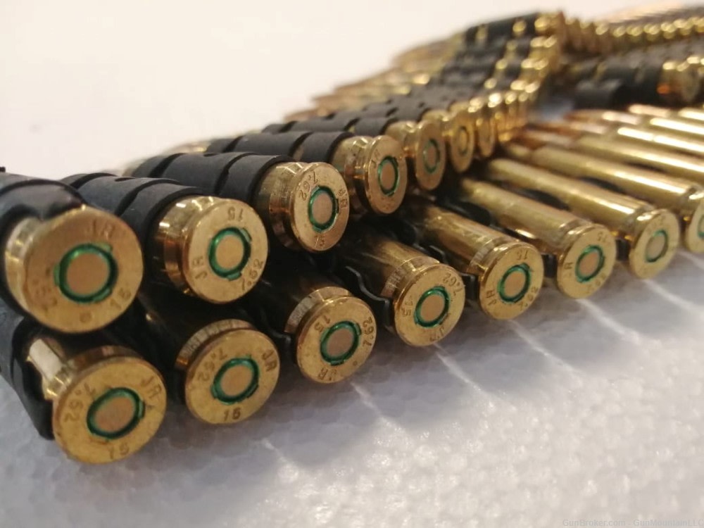 7.62x51mm (.308) Linked MILSPEC 200 rd cans military pack -img-2