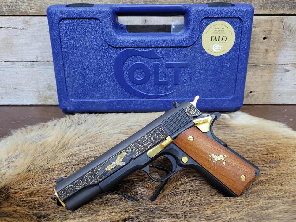 New Colt 1911 Gov't ERB Spirit of America Talo Limited Edition 45ACP -img-0
