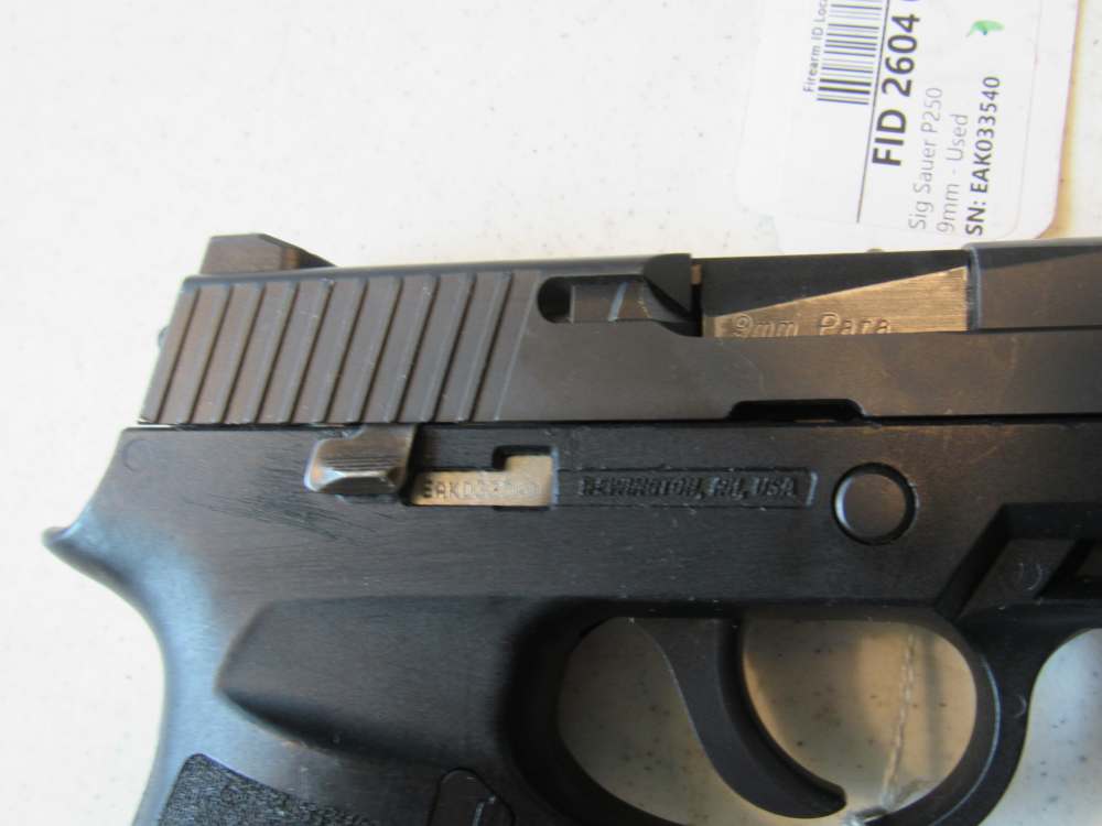 Sig Sauer P250 Compact 9 mm $.01 Start No Reserve-img-16