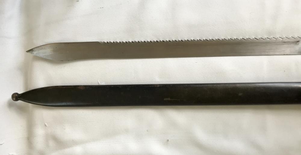All Matching WW1 Swiss K11 w/ -RARE - H.S. Matching Year SAWBACK Bayonet-img-30