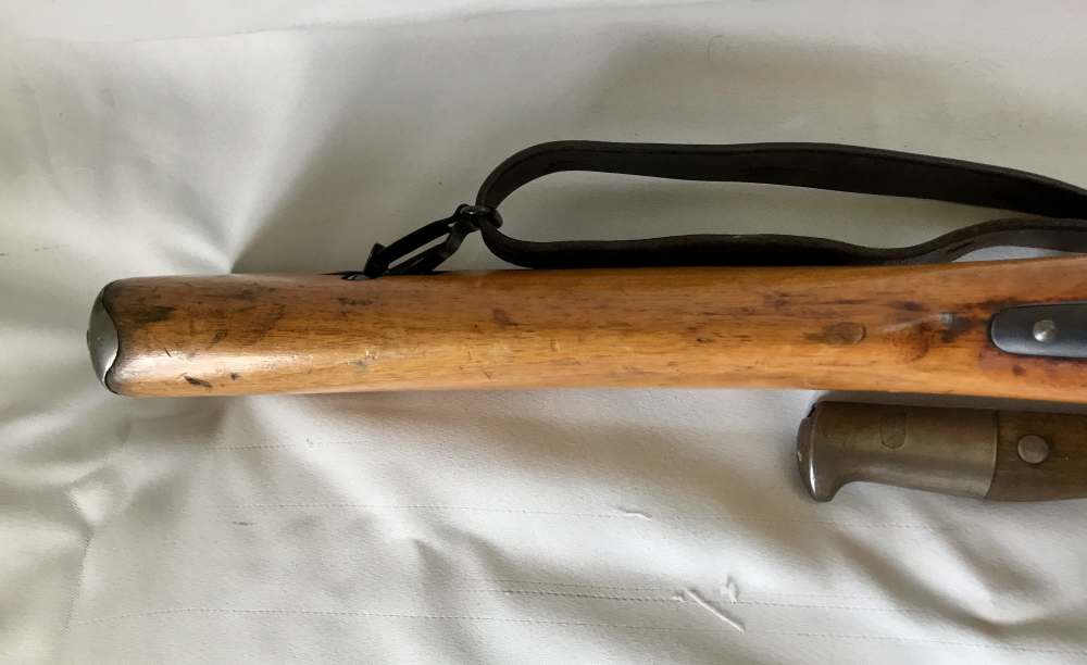 All Matching WW1 Swiss K11 w/ -RARE - H.S. Matching Year SAWBACK Bayonet-img-15