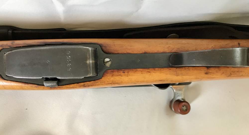 All Matching WW1 Swiss K11 w/ -RARE - H.S. Matching Year SAWBACK Bayonet-img-21
