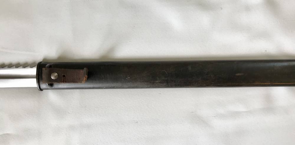All Matching WW1 Swiss K11 w/ -RARE - H.S. Matching Year SAWBACK Bayonet-img-25