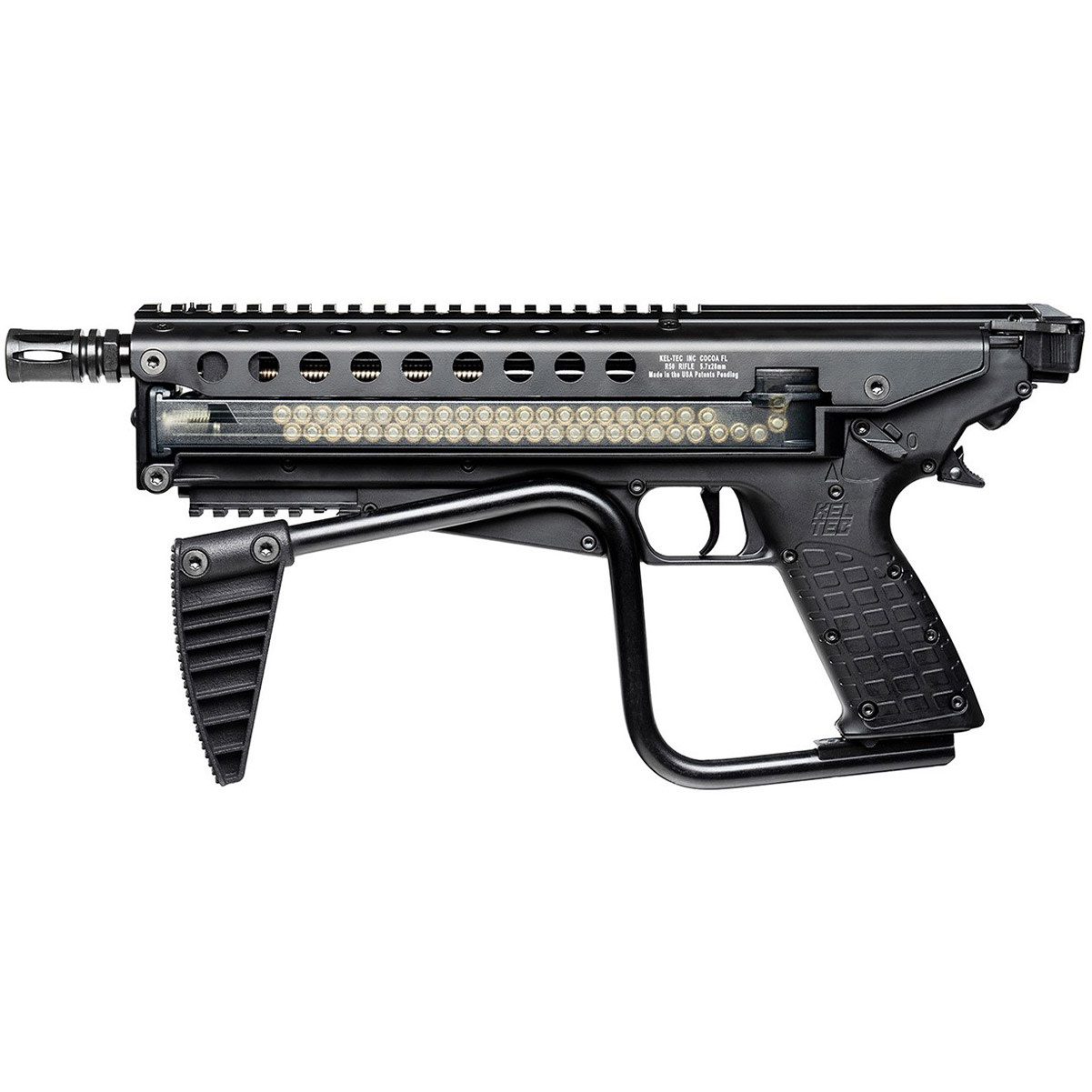 KEL-TEC R50 Defender SBR 5.7x28mm 9.6" Thread Brl 2 Mag 50rd Rifle R50D-img-2