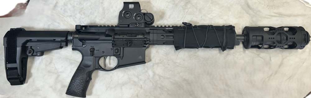 Daniel Defense DDM4Pistol 5.56 11" BBL W/Optic, FRT & Suppressor *NEW*-img-1