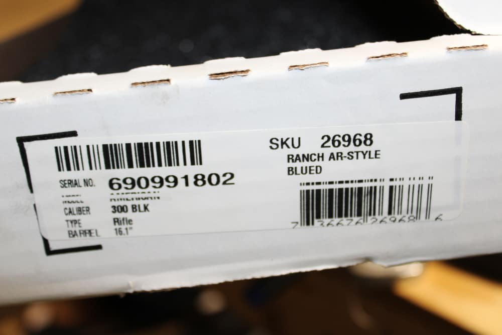 Ruger American Ranch Gen 1 300 BLK, AR Style 10 RD mag, like new-img-6